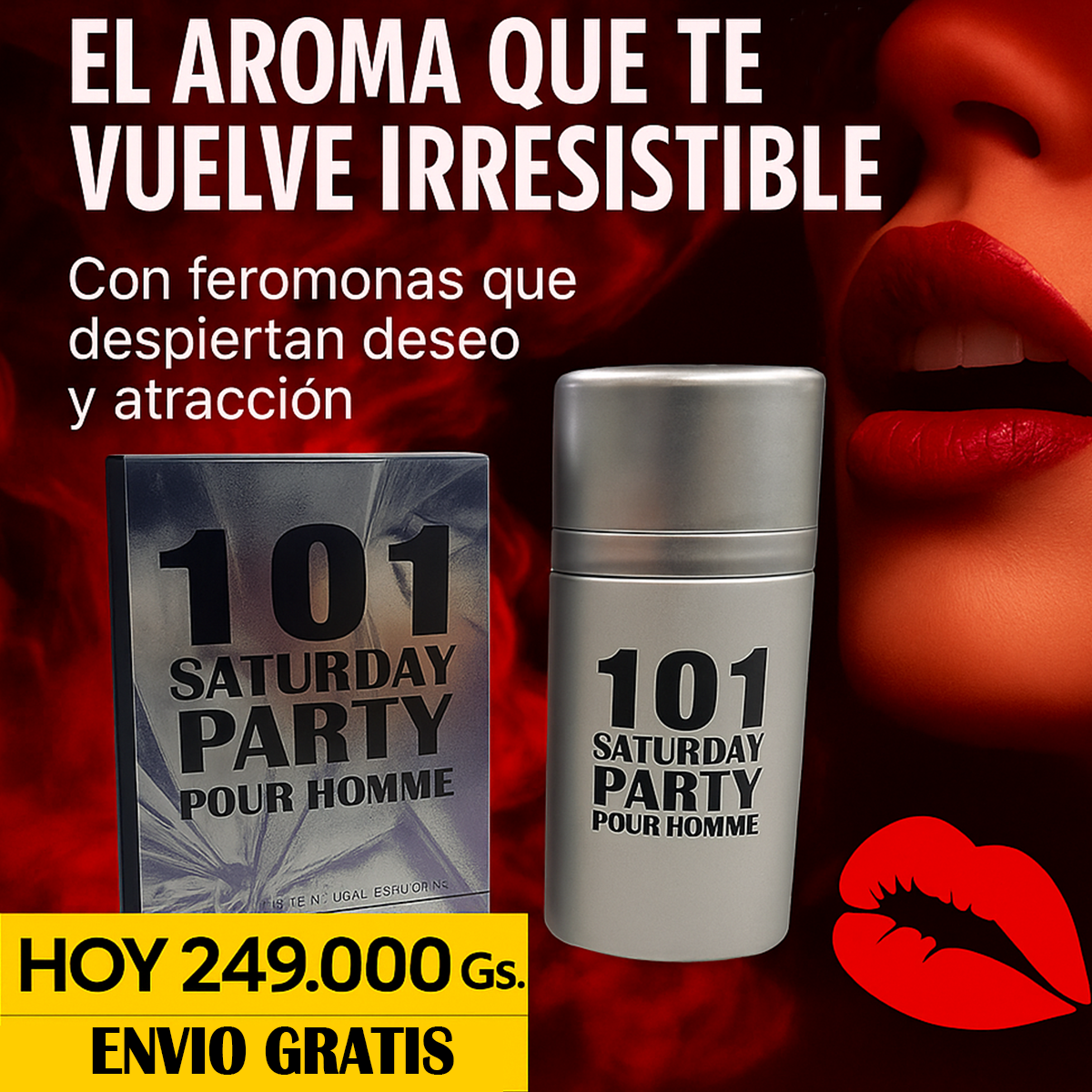 101 SATURDAY PARTY - Perfume con Feromonas Premium 100 ML