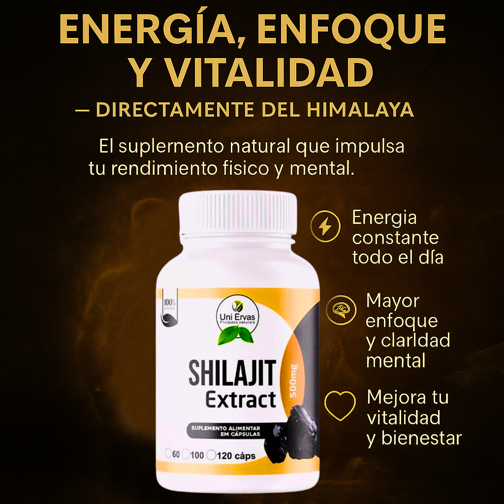 Sumplemento Sexual Shilajit 💥 ¡Energía, potencia y deseo natural!