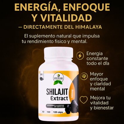 Sumplemento Sexual Shilajit 💥 ¡Energía, potencia y deseo natural!